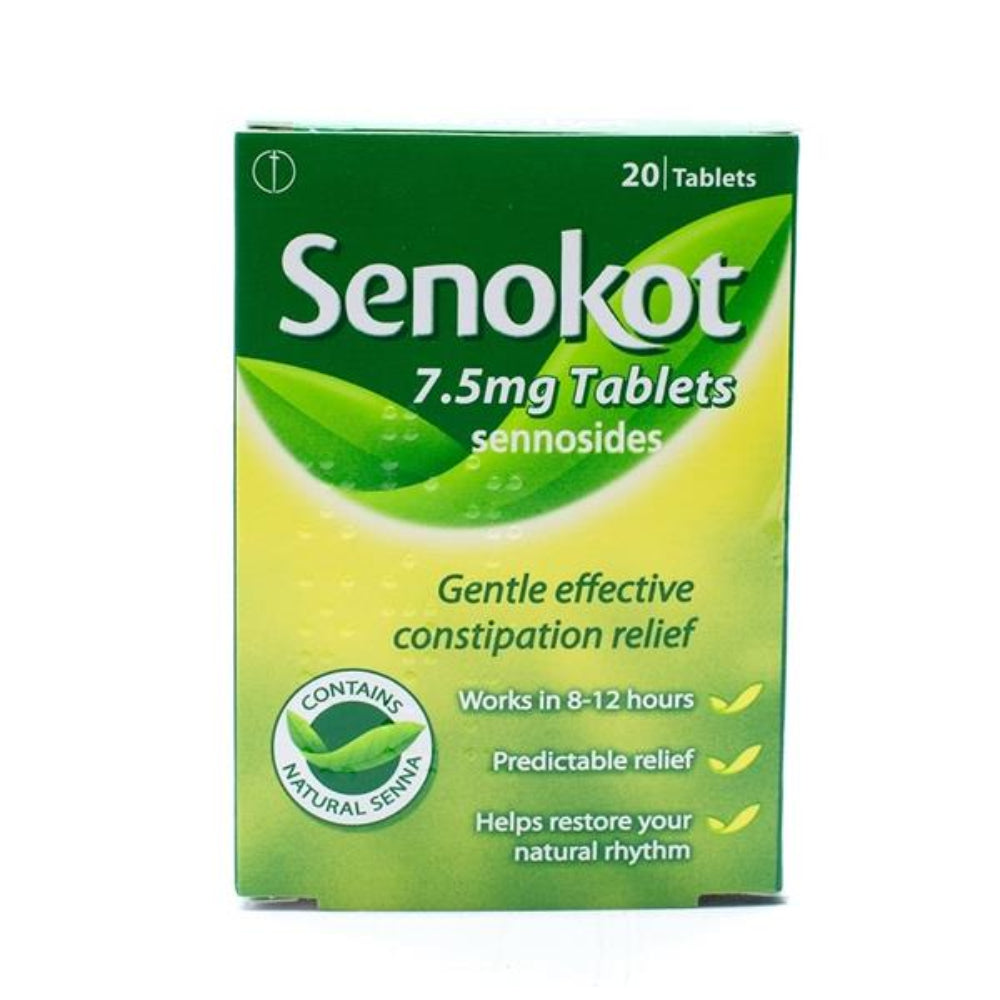 Senokot®, Sennosides 7.5mg 20 Tablets