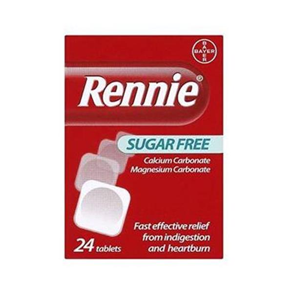 Rennie Sugar Free 24 Tabs