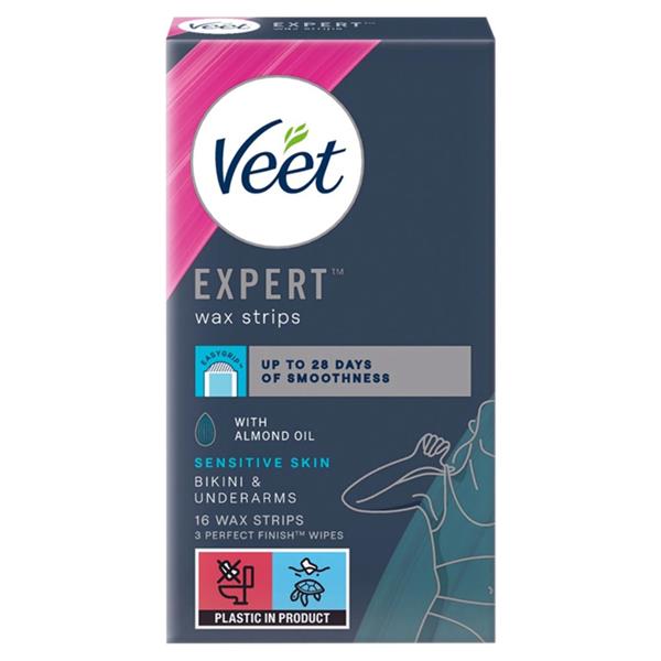 Veet Wax Strips Sensitive Bikini