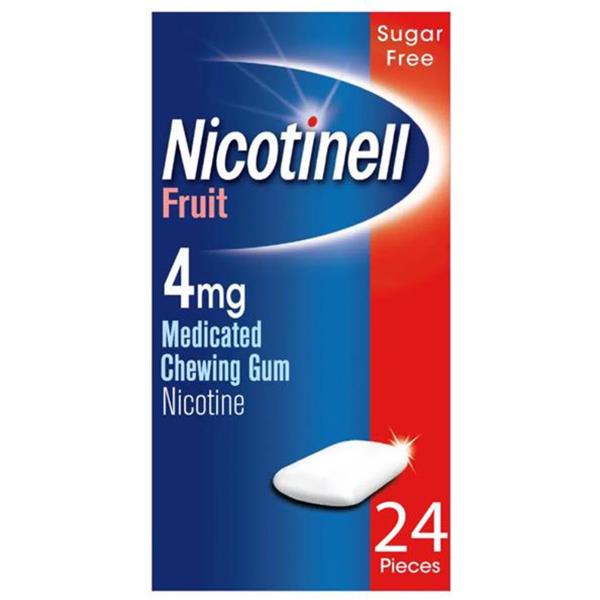 Nicotinell Gum Fruit 4mg 24s