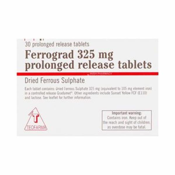Ferrograd 325Mg 30 Tablets
