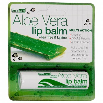 Aloe Dent, AV Lip Balm With Tea Tree SPF10 4G