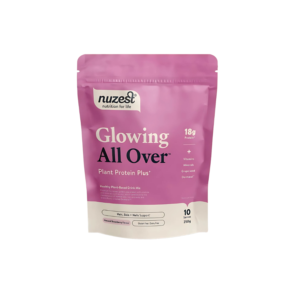 Nuzest®, Plant Protein Plus+ Glowing All Over Strawberry 250g