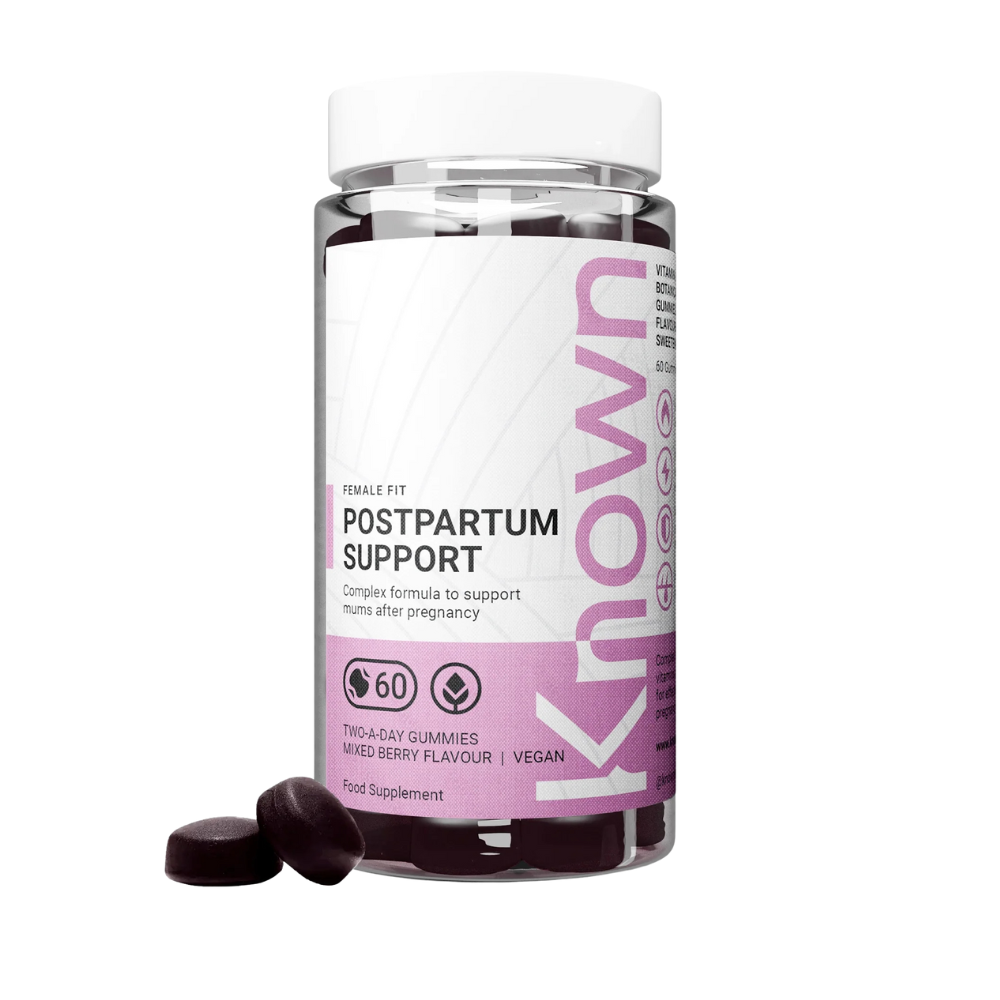 Known Nutrition, Postpartum Support Vegan 60 Gummies