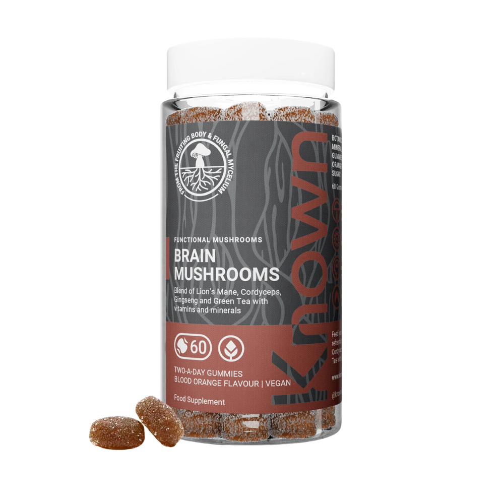 Known Nutrition, Brain Mushrooms Vegan 60 Gummies