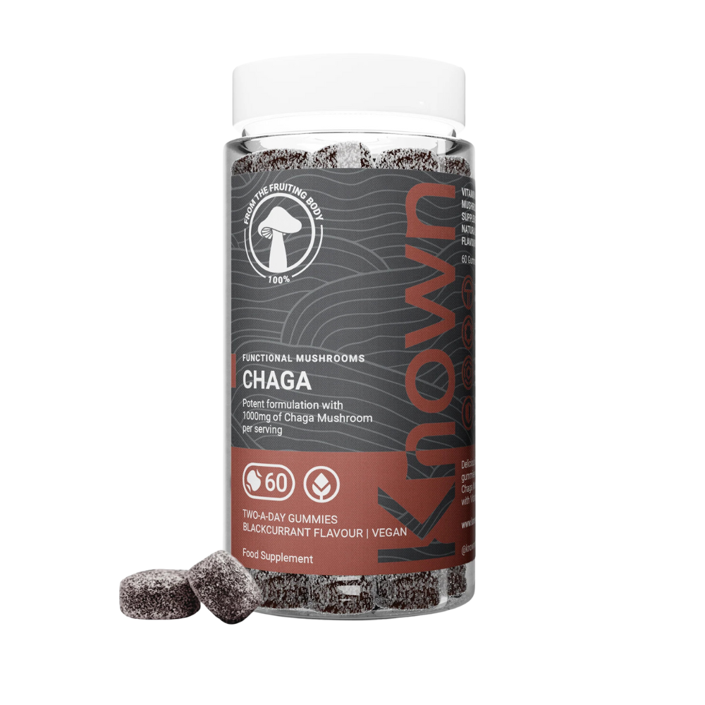 Known Nutrition, Chaga Mushroom Vegan 60 Gummies