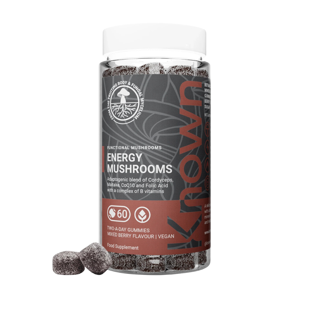 Known Nutrition, Energy Mushrooms Vegan 60 Gummies