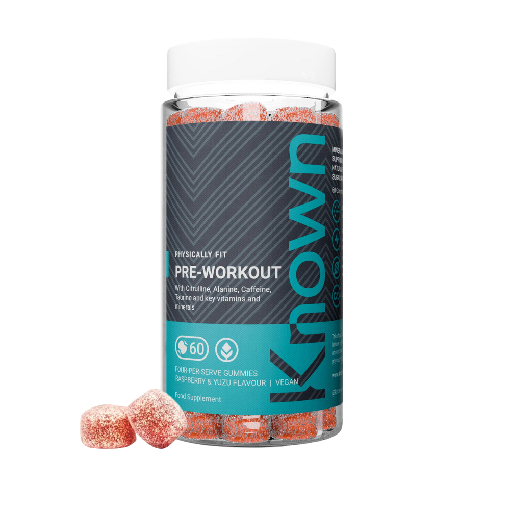 Known Nutrition, Pre-Workout Vegan 60 Gummies