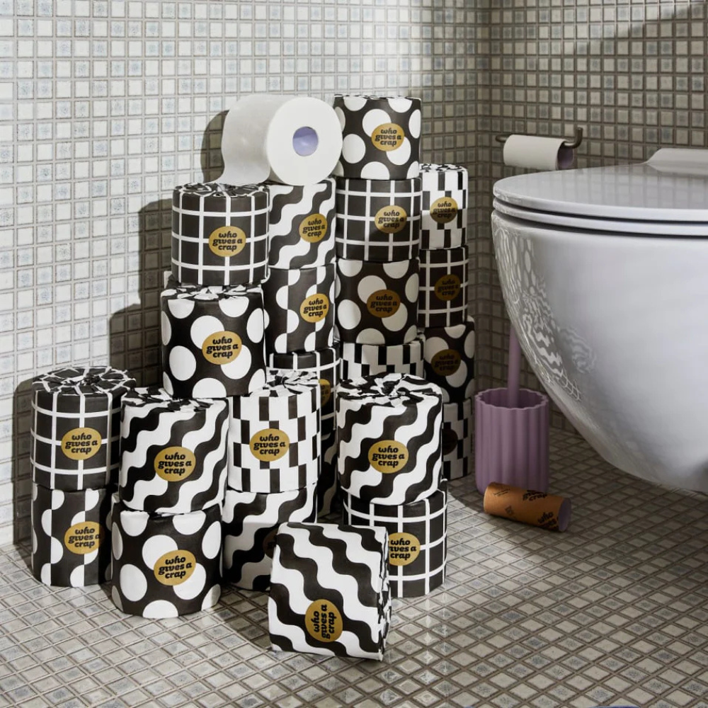 who gives a crap, Double Length Premium Bamboo Toilet Paper Rolls 32 Rolls