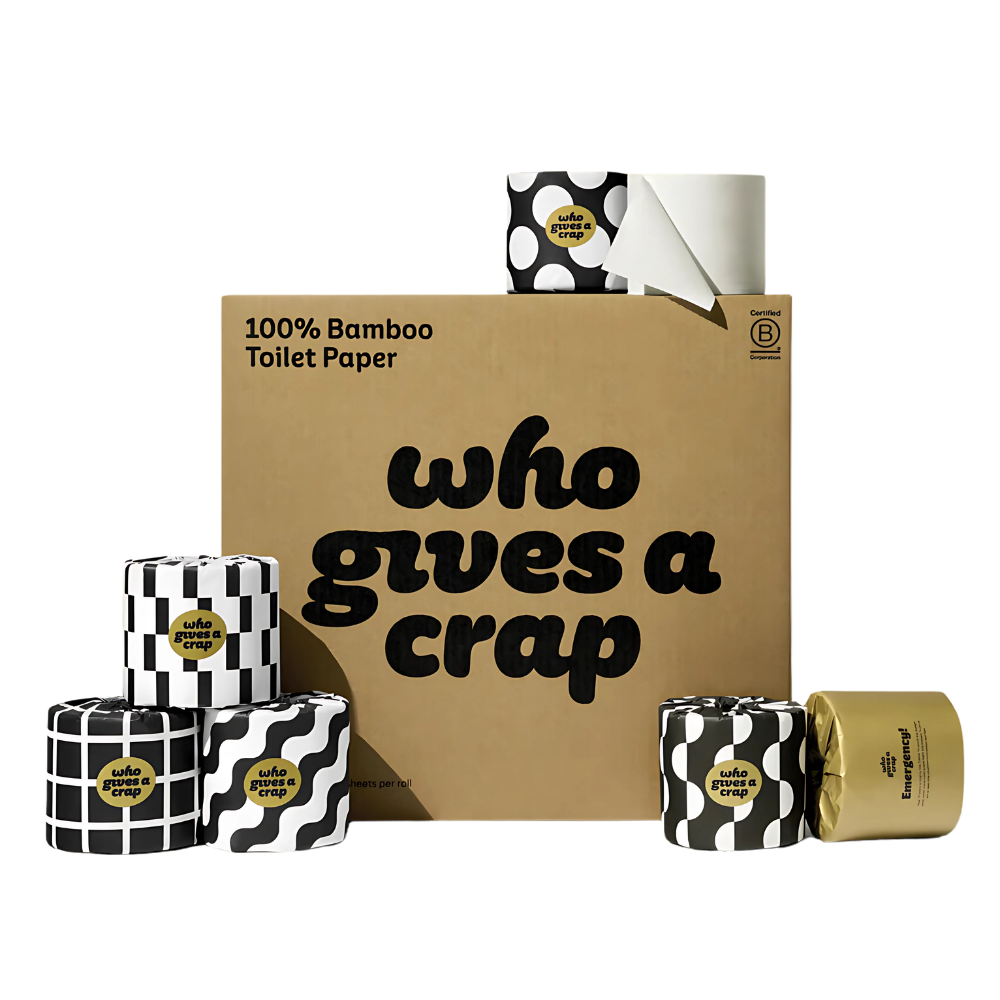 who gives a crap, Double Length Premium Bamboo Toilet Paper Rolls 16 Rolls