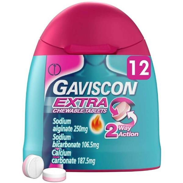 Gaviscon Extra Peppermint Handy Pack 12s