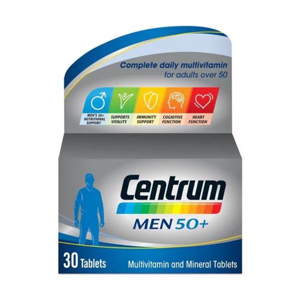 Centrum, For Men 50+ Multivitamins 30 Tablets