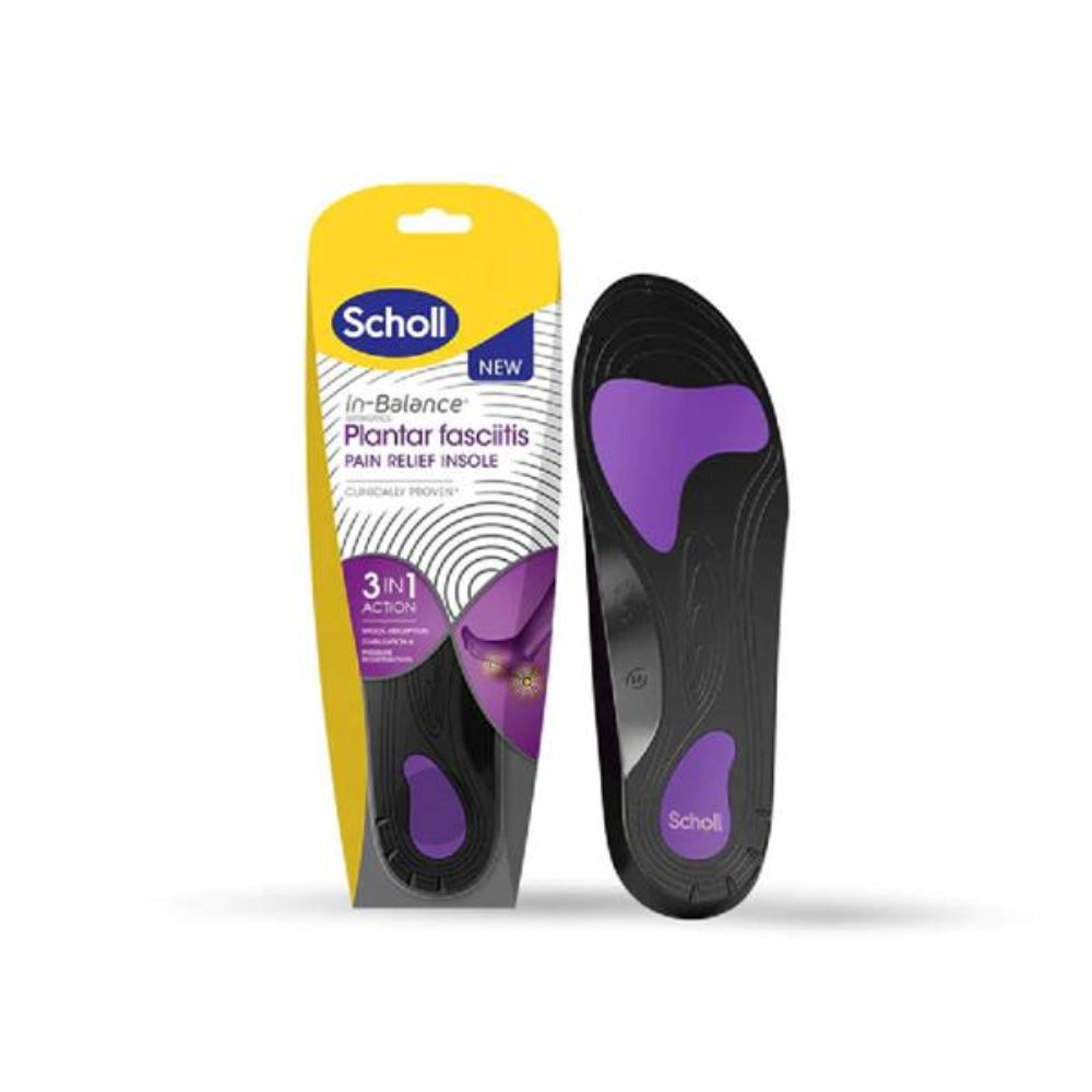 Scholl, Plantar Fasciitis Insole Medium