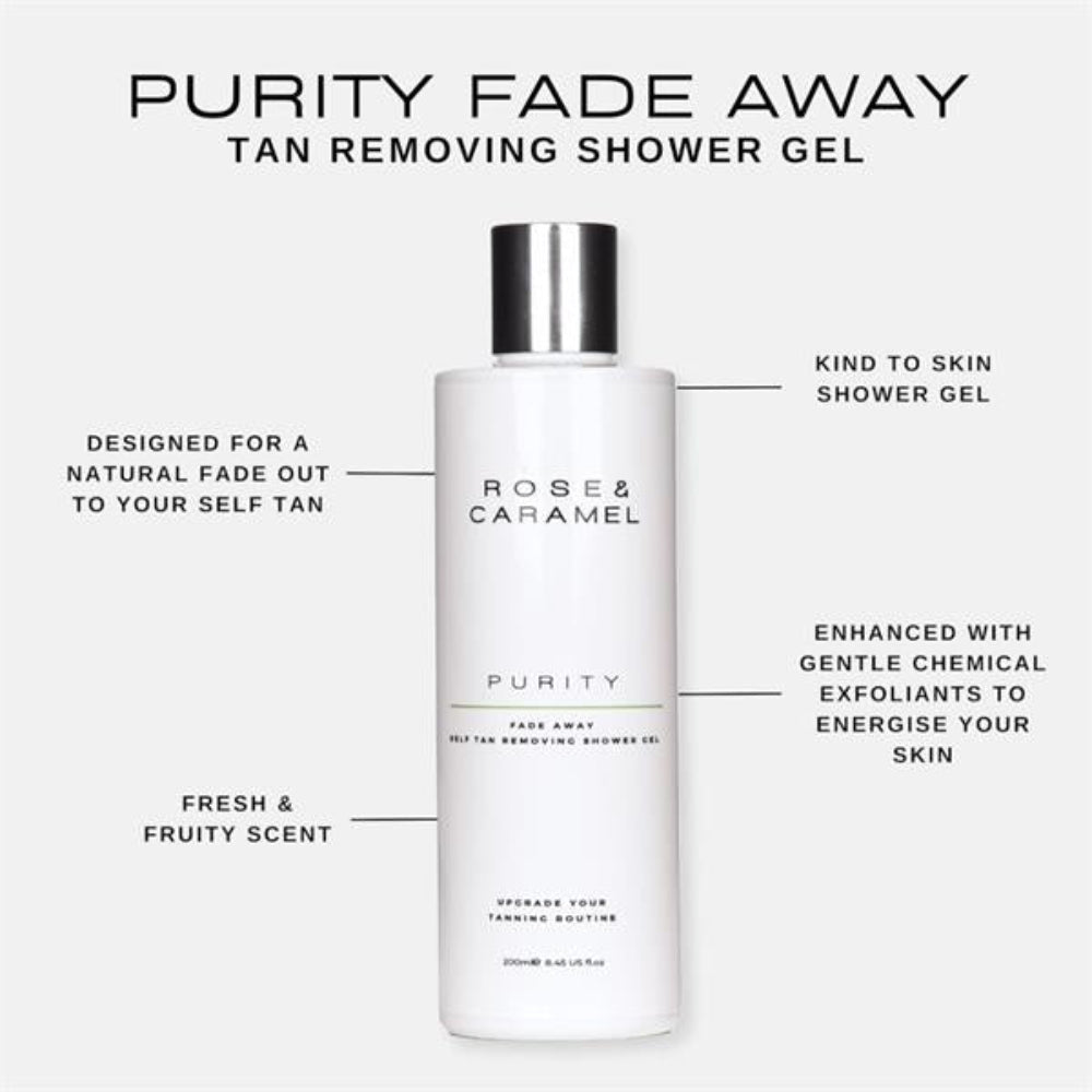 Rose & Caramel, Purity Self Tan Removing Shower Gel 200ml