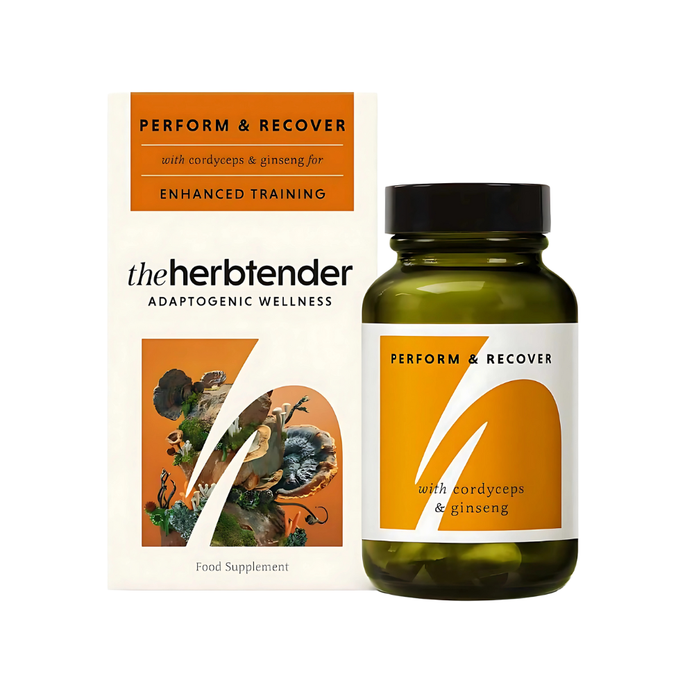 The Herbtender, Perform & Recover Reishi & Cordyceps 60 Vegan Capsules