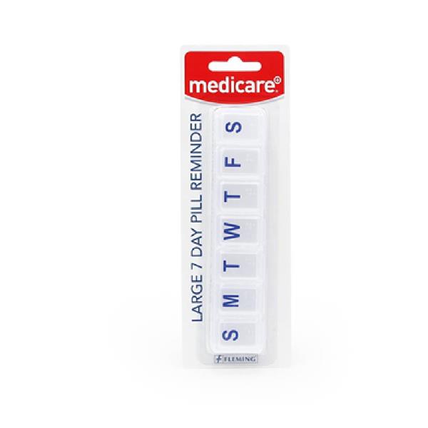 Medicare, Large 1 Slot Weekly Pill Box