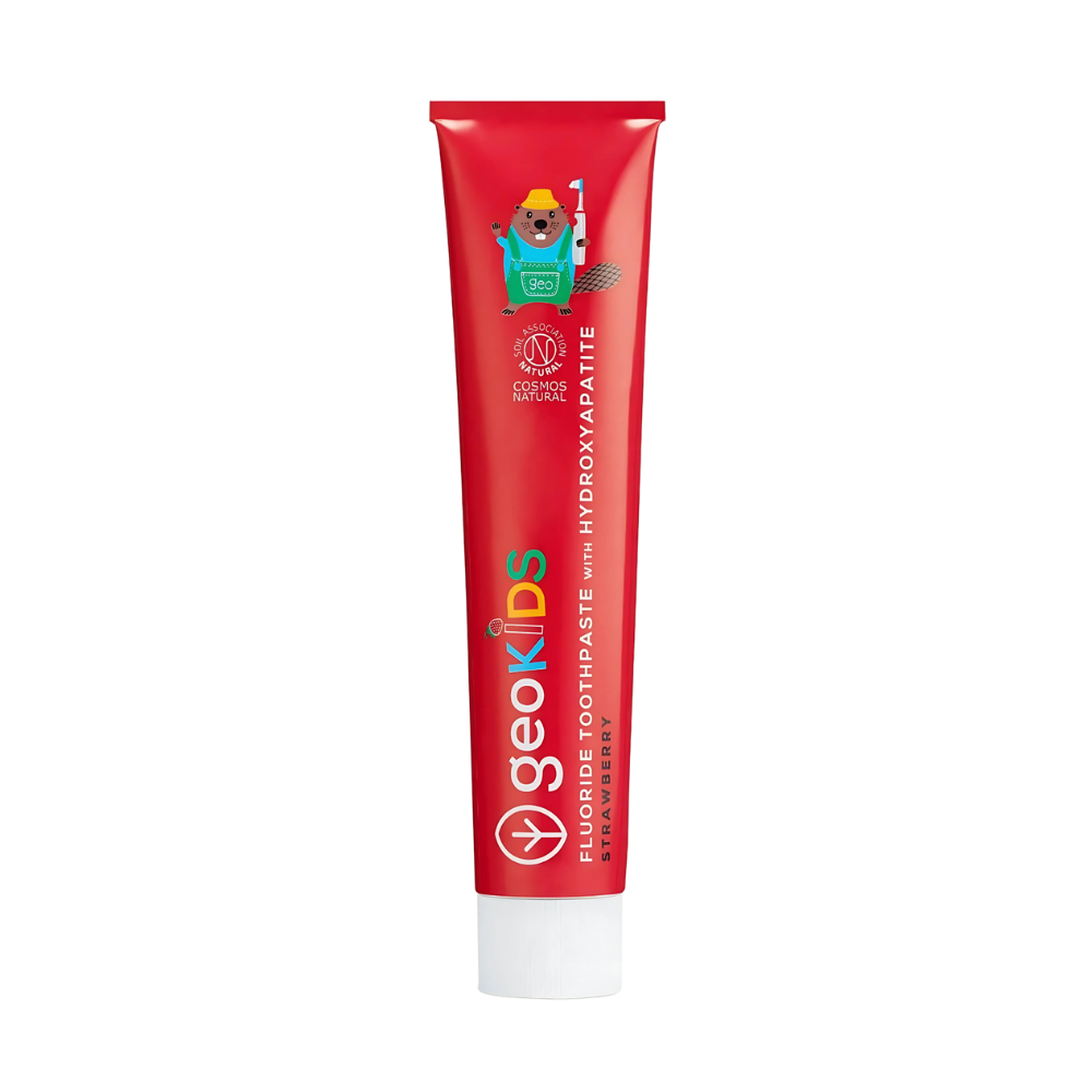 Georganics, Kids Strawberry Fluoride Toothpaste With Hydroxyapatite 75ml