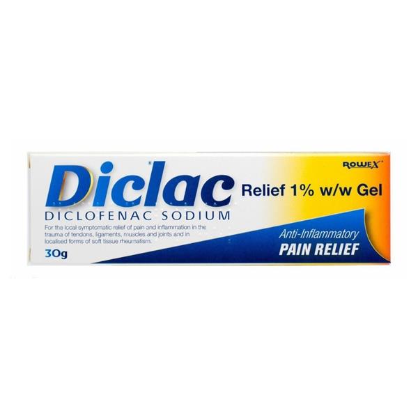 Diclac Relief 1% Gel 30g