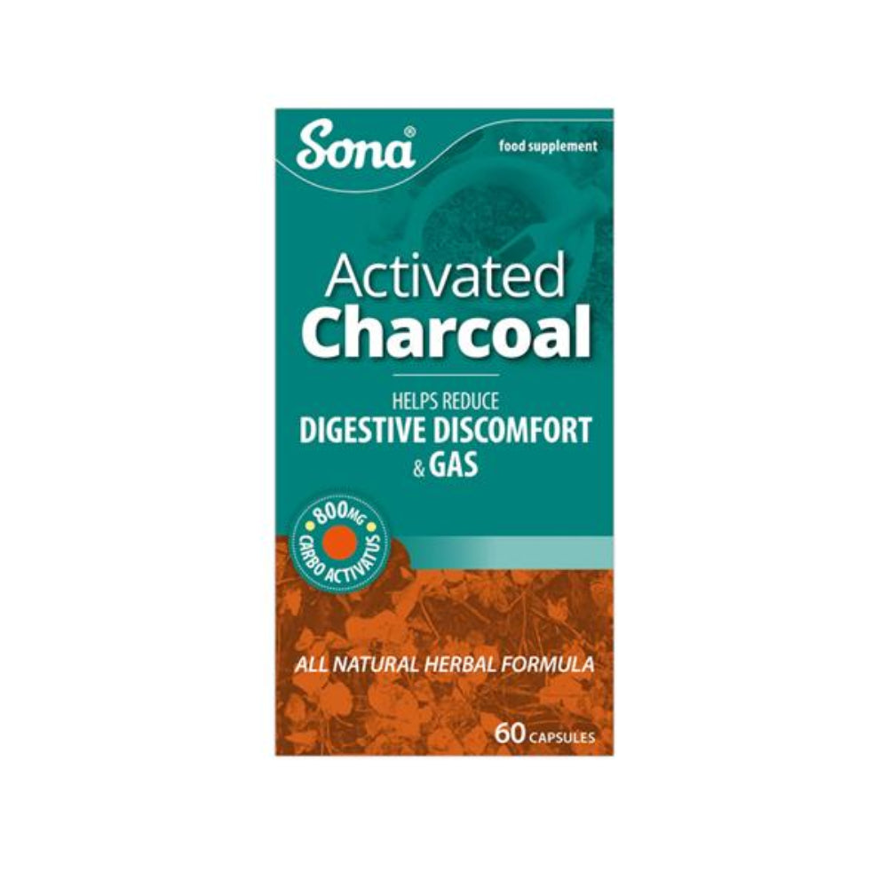 Sona, Activated Charcoal 60 Capsules