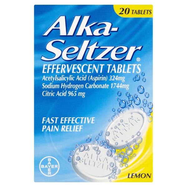 Alka Seltzer Original Lemon 20s