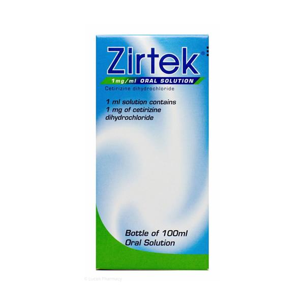 Zirtek Oral Solution 1Mg/Ml Otc 100ml