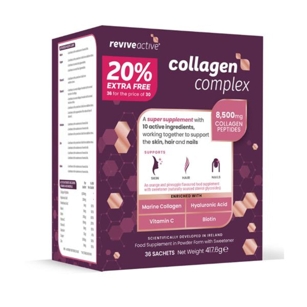 Revive Active, Collagen Complex 1 Month Supply + 20% Extra 36 Sachets