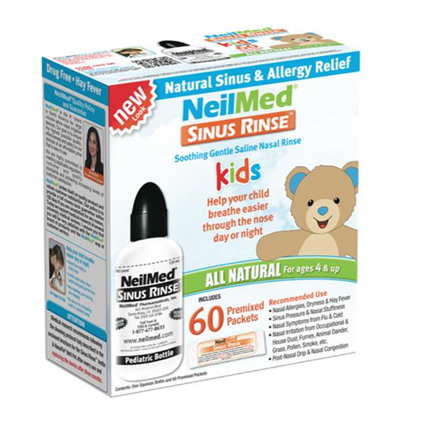 NeilMed, Sinus Rinse For Kids Kit 60 Sachets