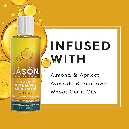 Jason, Vitamin E 5,000IU Oil - All Over Body Nourishment 118ml