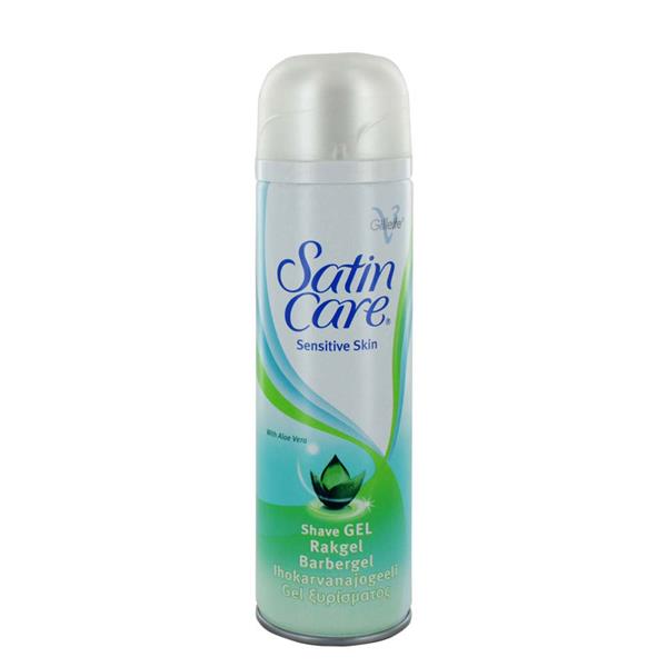 Gillette Women Satin Care Shaving Gel Sensitive 200ml