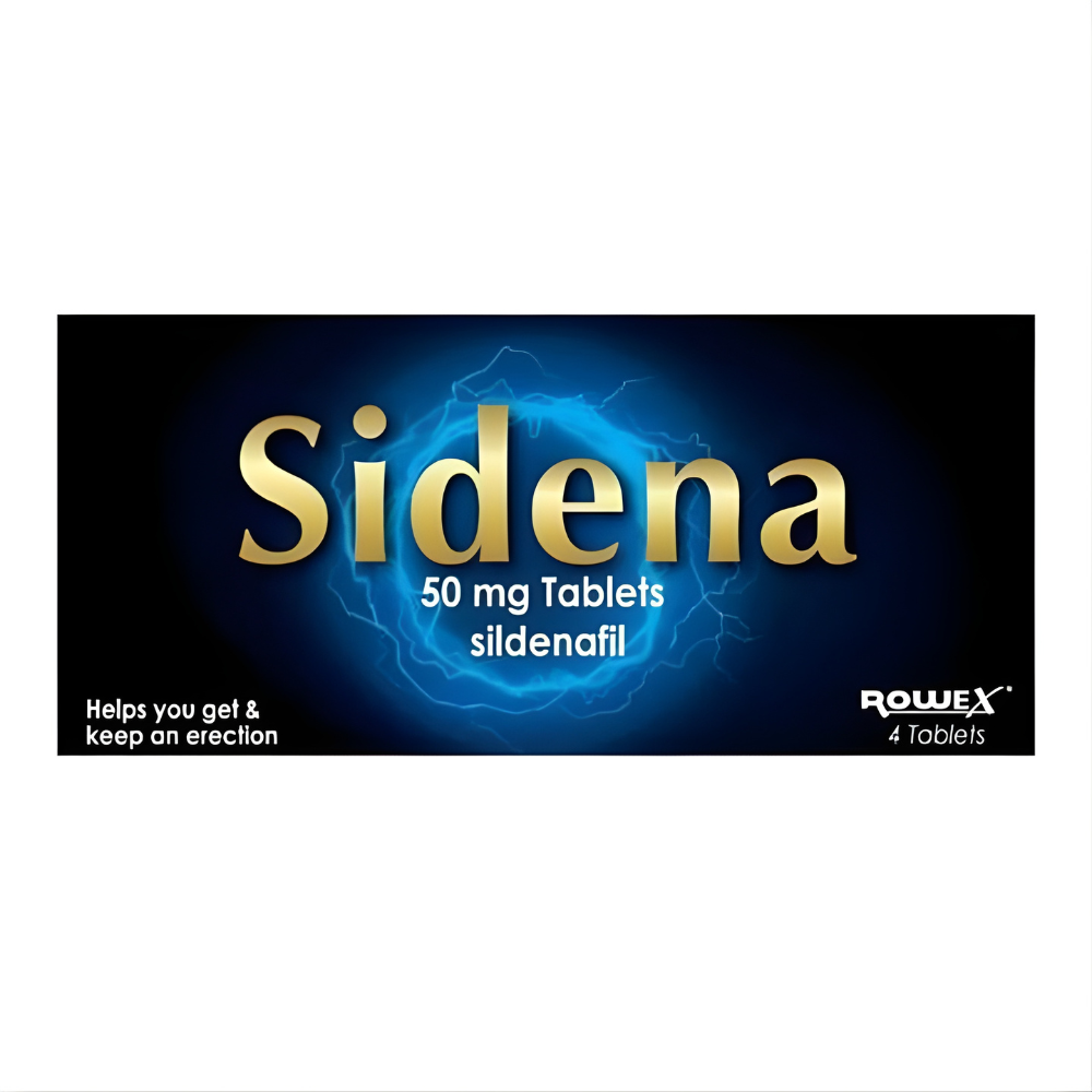 Sidena, Sidena 50mg Sildenafil 4 Tablets