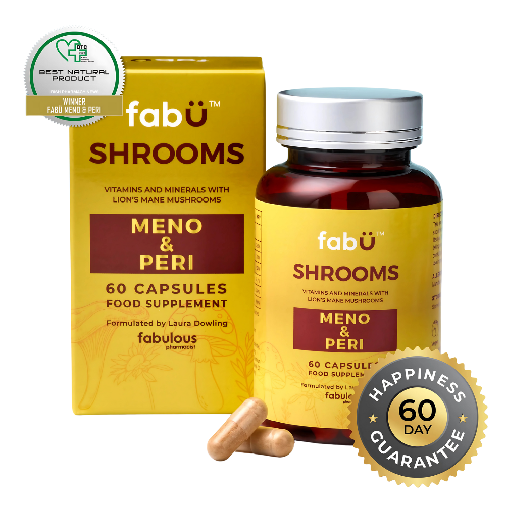 fabÜ, SHROOMS Meno & Peri 60 Capsules