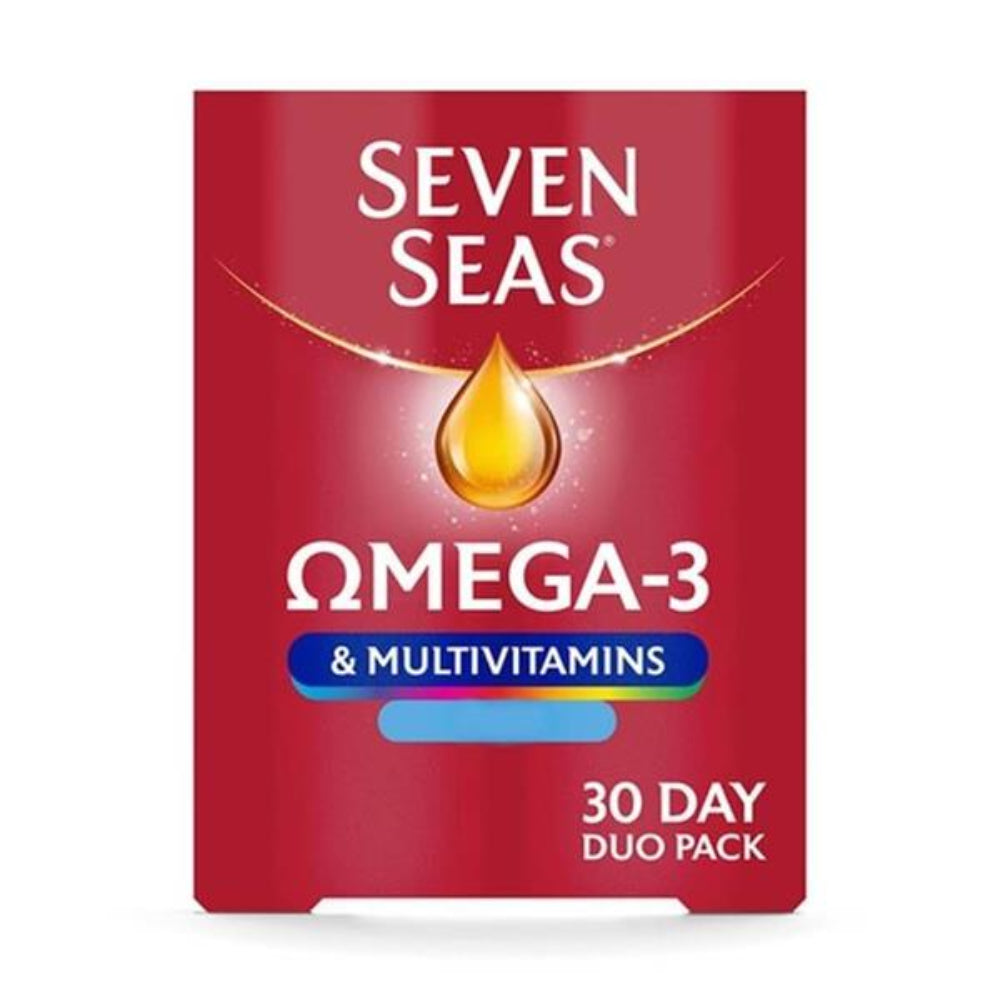 Seven Seas, Omega 3 Plus Multivitamins For Women 30 Duo Pack
