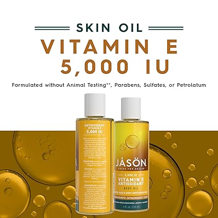 Jason, Vitamin E 5,000IU Oil - All Over Body Nourishment 118ml