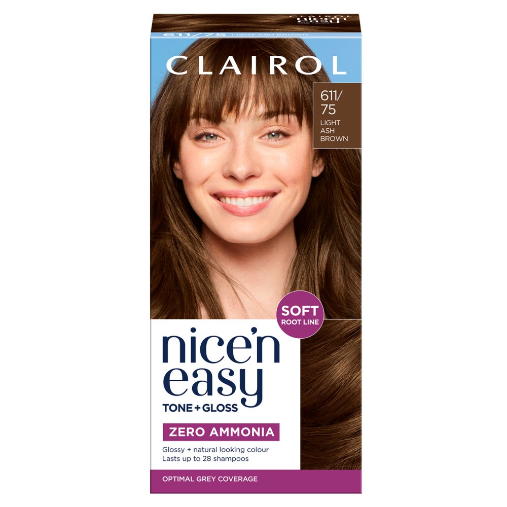 Nice n Easy Tone and Gloss 611/75 Light Ash Brown