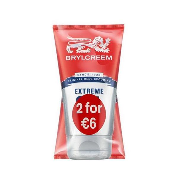 Brylcreem Extreme Hold Gel Tube twin pack 150ml