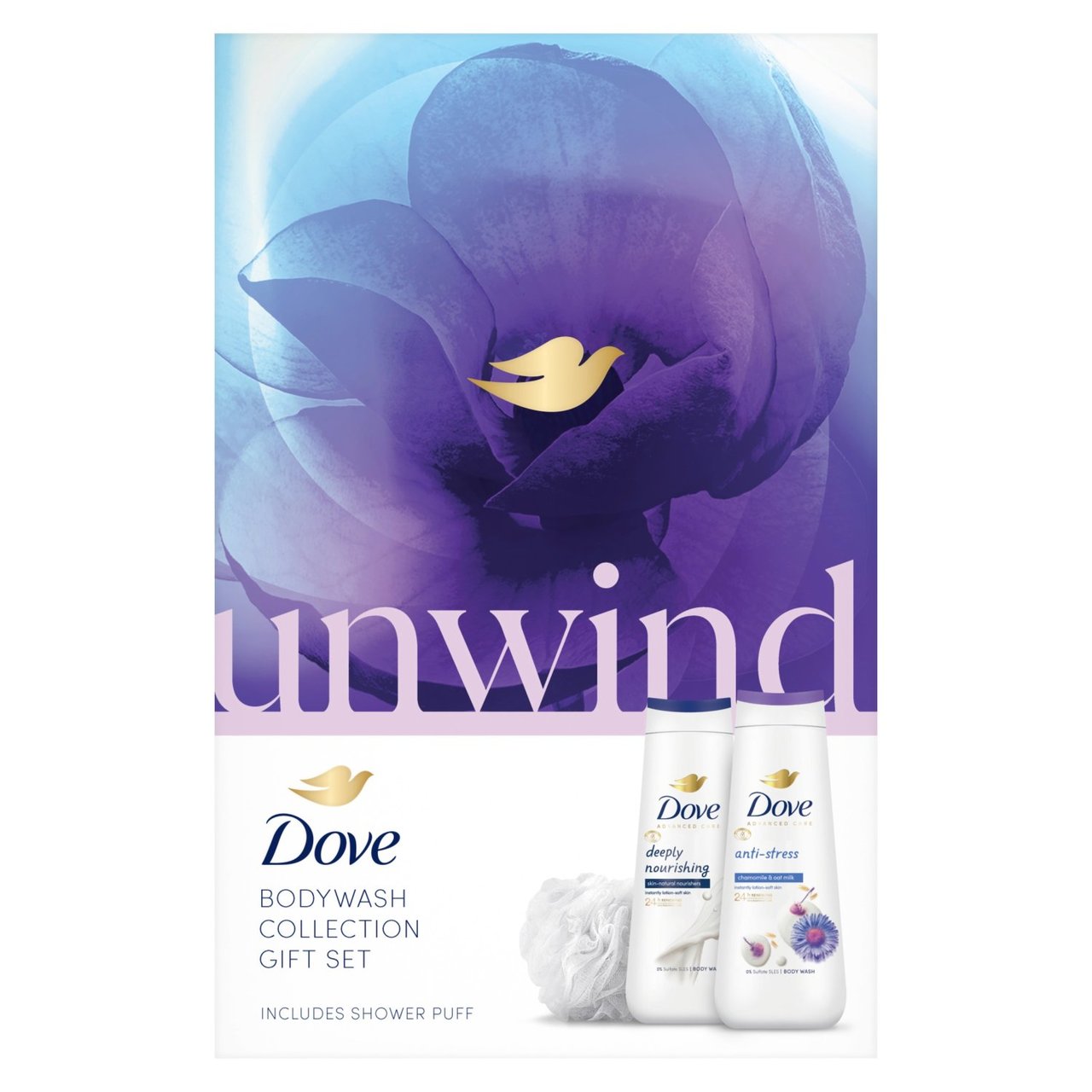 Dove, Unwind Bodywash Collection Set
