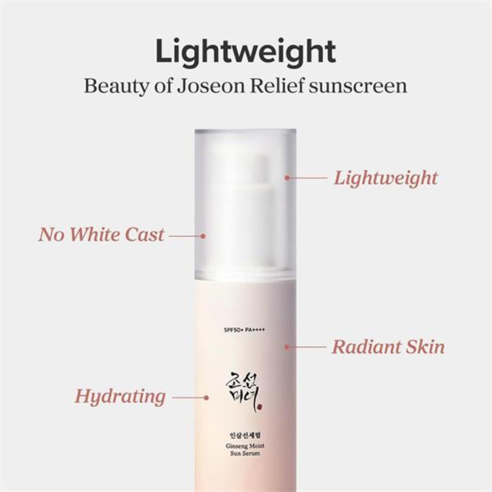 Beauty Of Joseon, Ginseng Moist Sun Serum Spf 50
