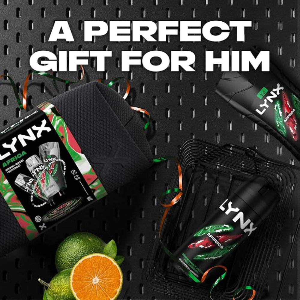 Lynx Gift Set Africa Washbag Gift Set