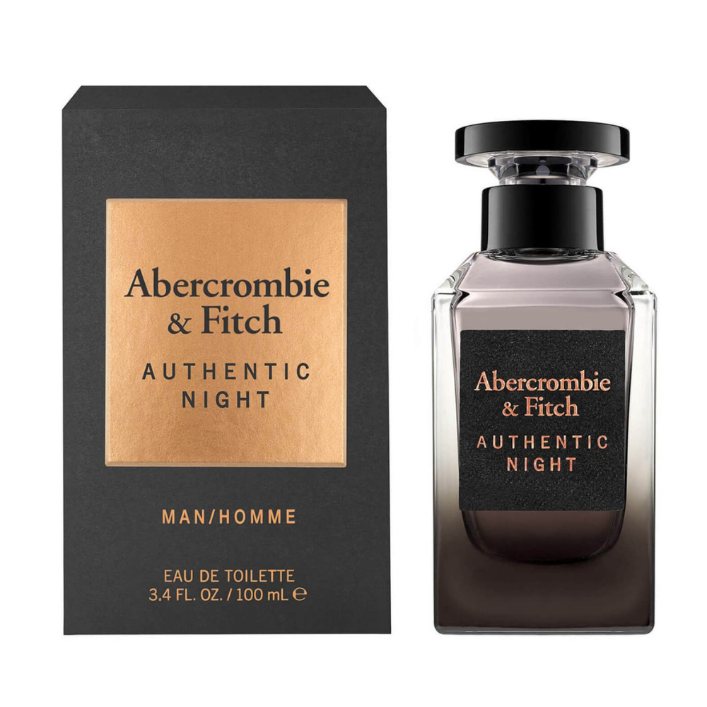 Abercrombie & Fitch, Authentic Night Mens 100ml EDT Spray