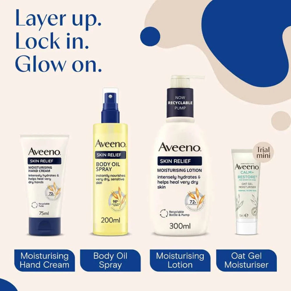 Aveeno, Deep Moisture Mode 4pc Gift Set