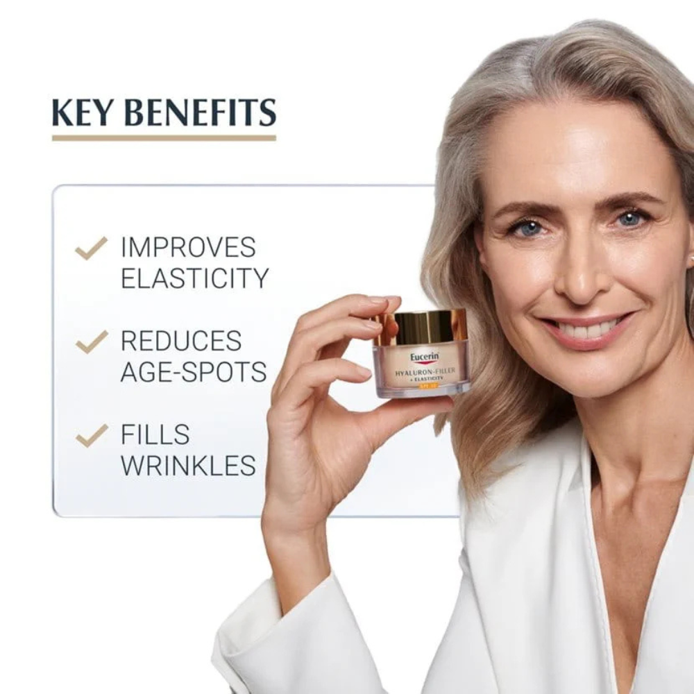 Eucerin®, Hyaluron Filler & Elasticity Filler Day Cream SPF30 50ml