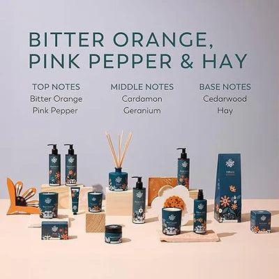 The handmade Soap, Candle & Diffuser Bitter Orange & Pink