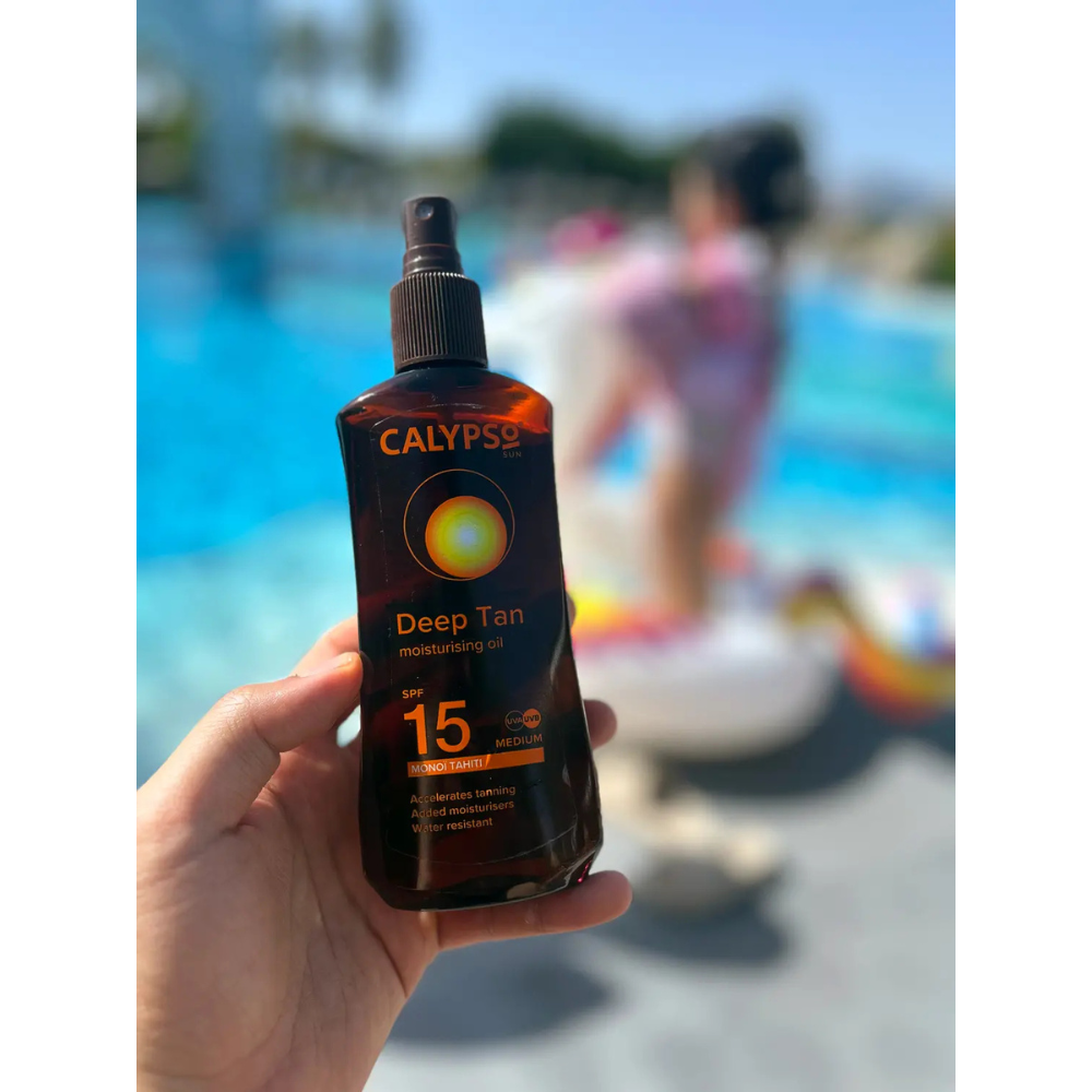Calypso®, Deep Tan Moisturising Oil SPF15 Spray 200ml