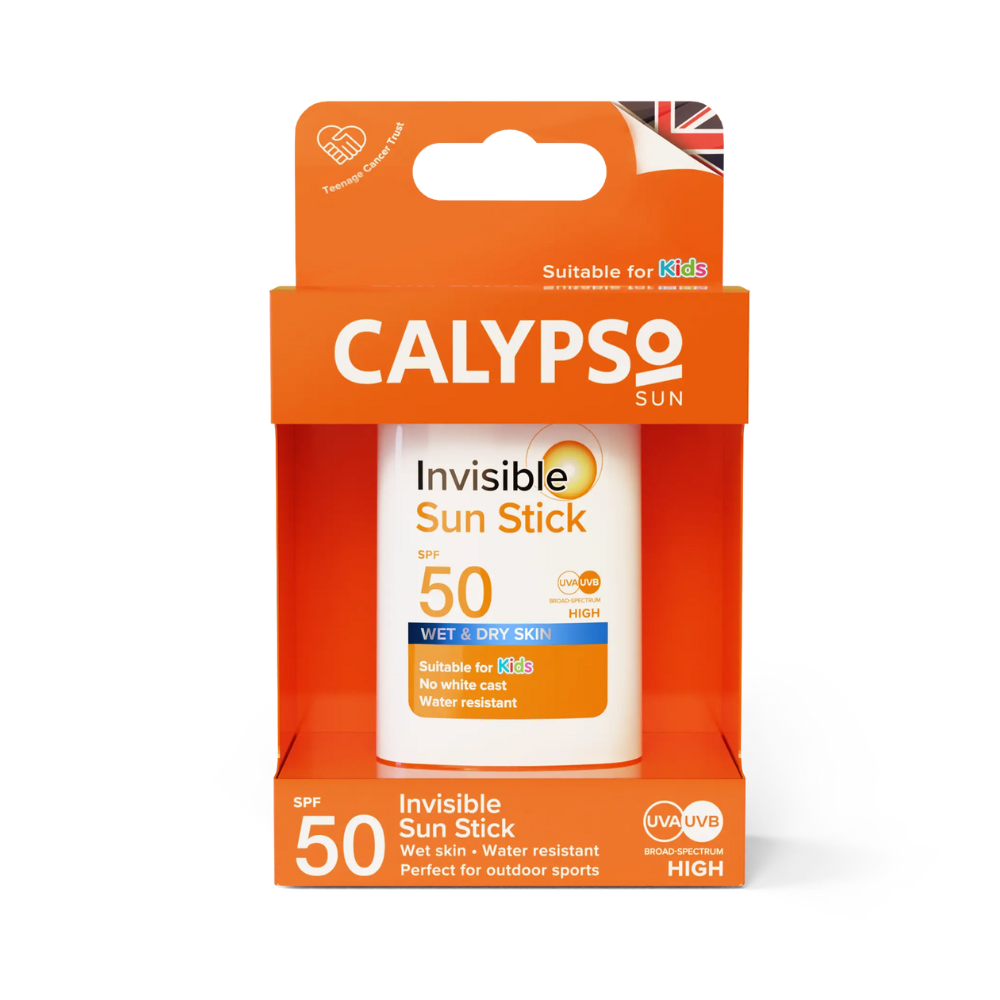 Calypso®, Invisible Sun Stick SPF50 Wet & Dry Skin 15g