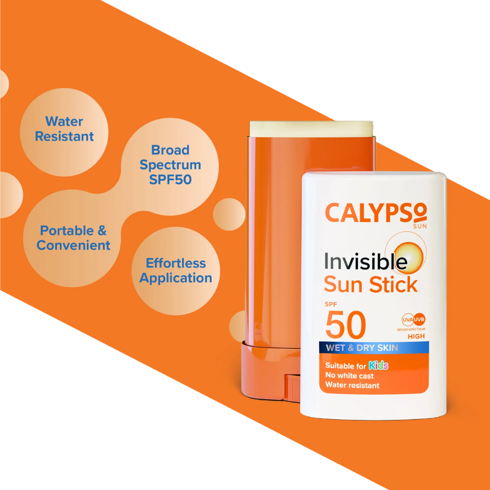 Calypso®, Invisible Sun Stick SPF50 Wet & Dry Skin 15g