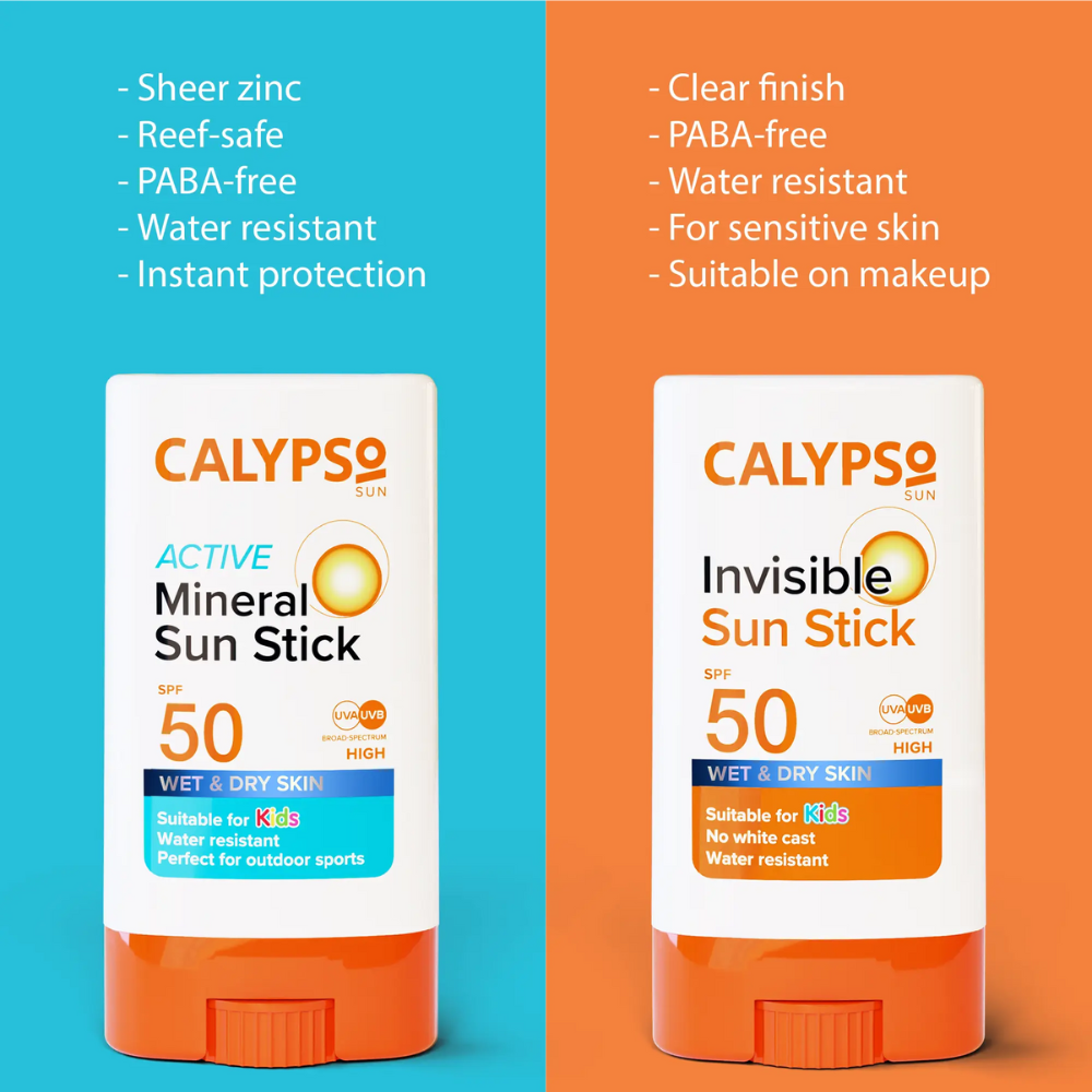 Calypso®, Invisible Sun Stick SPF50 Wet & Dry Skin 15g
