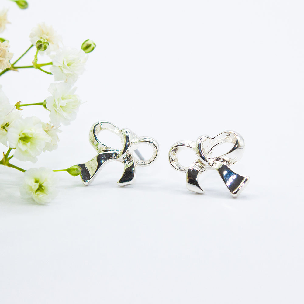 Earsense, Yellow Flower Stud Earrings