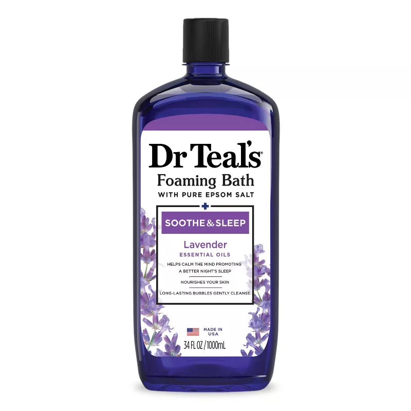 Dr Teals, Epsom Salt Foaming Bath Lavender 1L