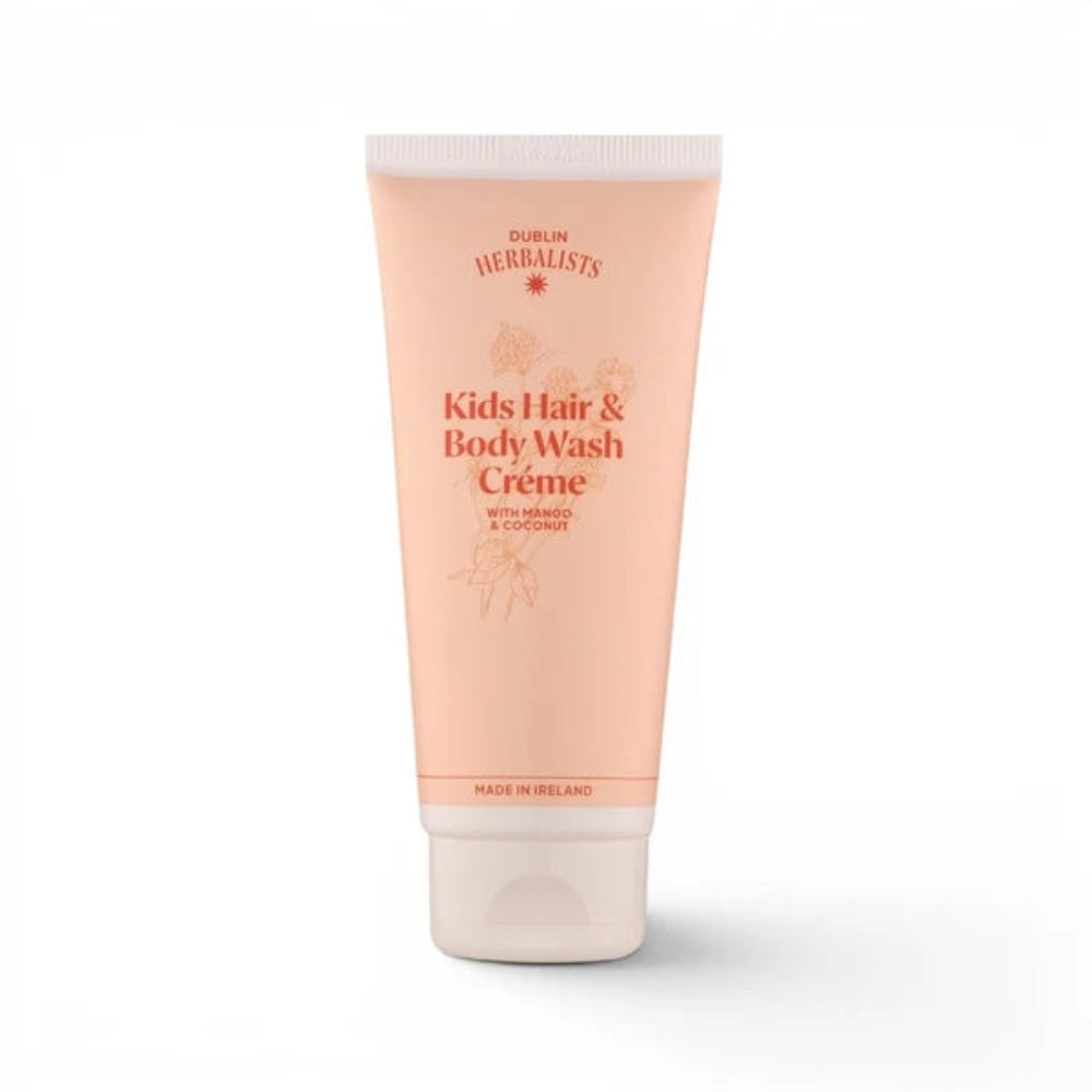 Dublin Herbalists, Kids Hair Wash & Body Creme Mango and Coconut 100ml