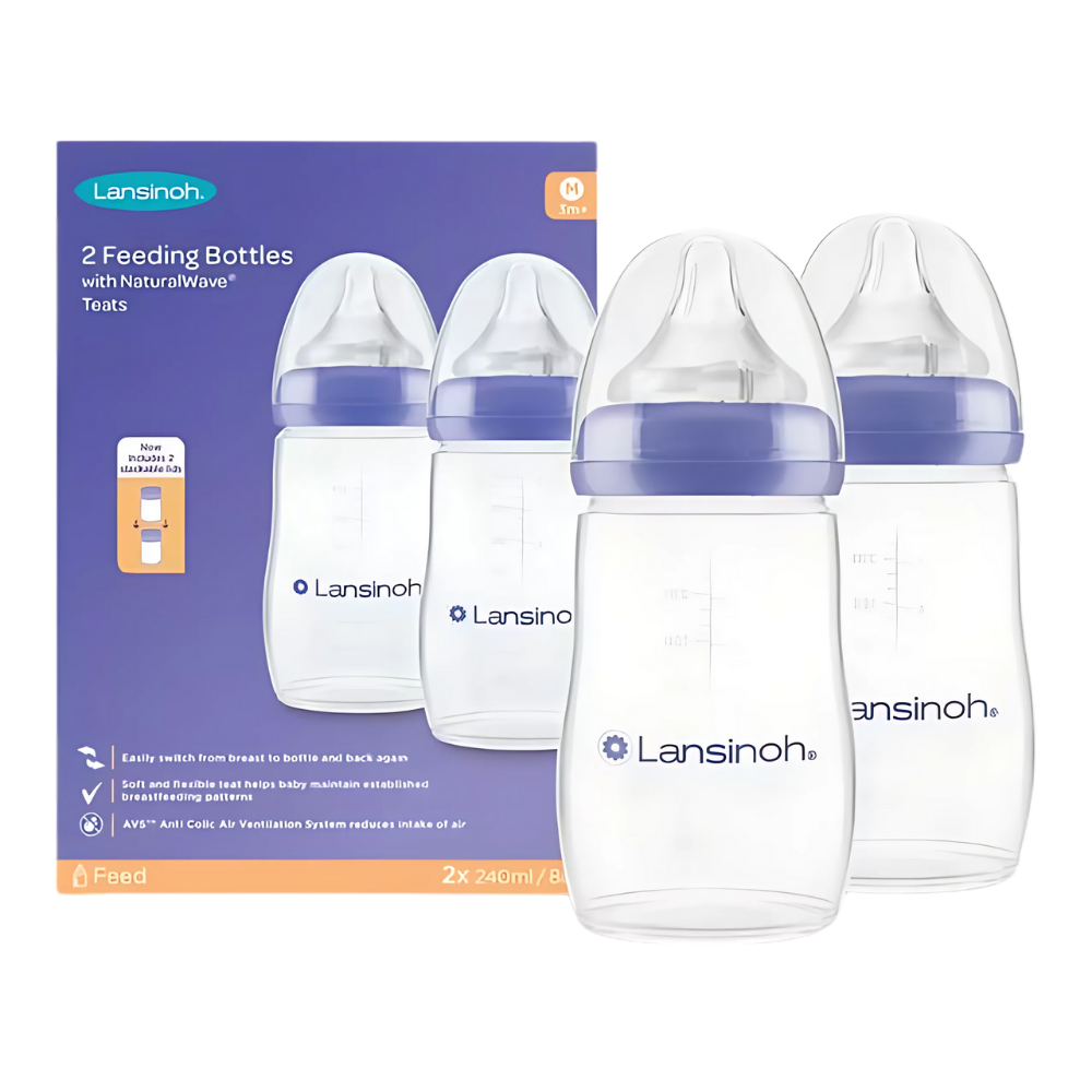 Lansinoh®, Feeding Bottle Twin 2 x 240ml
